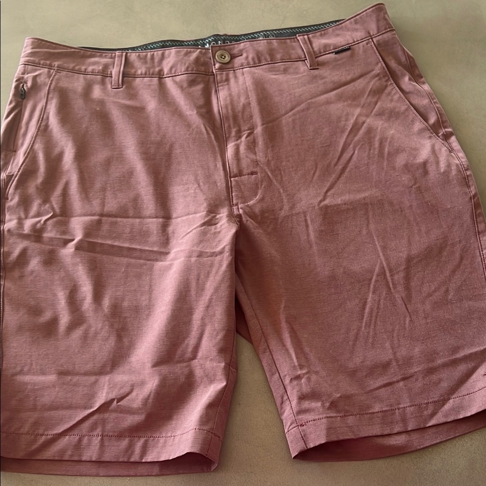 7 Diamonds Dusty Rose Flat Front Shorts